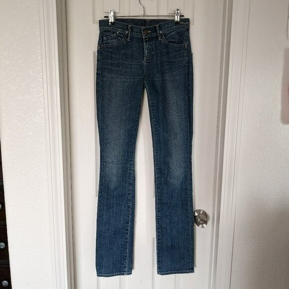 Goldsign Misfit Straight Leg Jeans - Size 24 - Picture 1 of 10